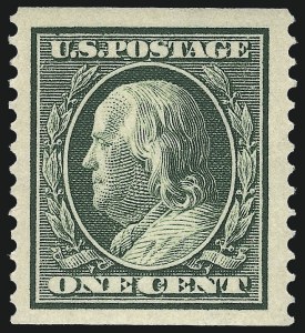 Sale 1093, Lot 206, 1910-13 Coils (Scott 384-396)