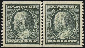 Sale 1093, Lot 207, 1910-13 Coils (Scott 384-396)