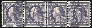 Sale 1093, Lot 224, 1910-13 Coils (Scott 384-396)