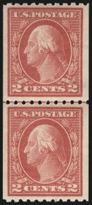 Sale 1093, Lot 317, 1914 Coils (Scott 441-447)