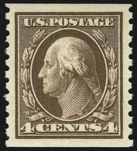 Sale 1093, Lot 330, 1914 Coils (Scott 441-447)