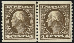 Sale Number 1093, Lot Number 332, 1914 Coils (Scott 441-447) Sale Number 1093, Lot Number 332, 1914 Coils (Scott 441-447)