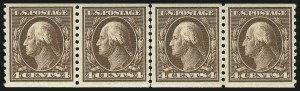 Sale 1093, Lot 333, 1914 Coils (Scott 441-447)