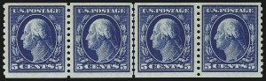 Sale 1093, Lot 338, 1914 Coils (Scott 441-447)