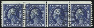 Sale 1093, Lot 340, 1914 Coils (Scott 441-447)