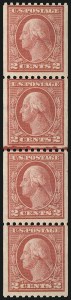 Sale 1093, Lot 344, 1914-16 Rotary Press Coils (Scott 448-459)