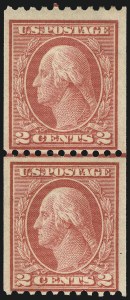 Sale 1093, Lot 346, 1914-16 Rotary Press Coils (Scott 448-459)