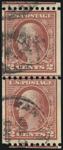 Sale 1093, Lot 349, 1914-16 Rotary Press Coils (Scott 448-459)