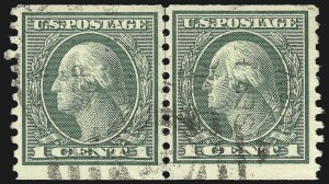 Sale 1093, Lot 354, 1914-16 Rotary Press Coils (Scott 448-459)