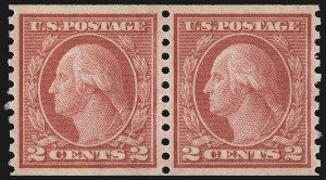 Sale Number 1093, Lot Number 358, 1914-16 Rotary Press Coils (Scott 448-459)