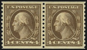 Sale 1093, Lot 367, 1914-16 Rotary Press Coils (Scott 448-459)