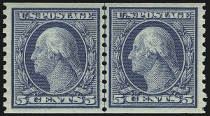 Sale 1093, Lot 436, 1916-18 Rotary Press Coils (487-497)