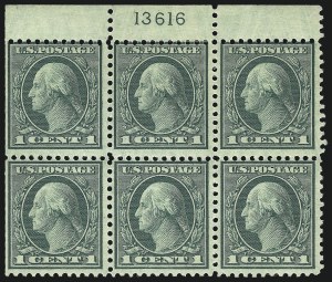 Sale 1093, Lot 512, 1918-21 Offset, Rotary and Bi-Colored Issues (Scott 525-547)