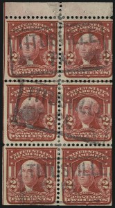 Sale 1093, Lot 52, 1906-08 Imperforates and Coils, 1903 Shield Issue (Scott 314H-322)