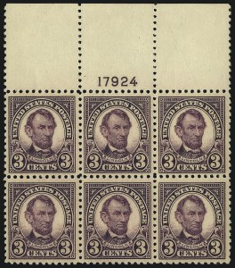 Sale 1093, Lot 524, 1922-25 Issue (Scott 551-573)