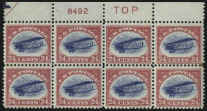 Sale 1093, Lot 582, Air Post Issues, including 24c Jenny Invert (C1-C76a, C3a)