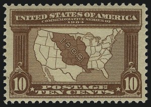Sale 1093, Lot 69, 1904 Louisiana Purchase, 1907 Jamestown Issues (Scott 323-330)