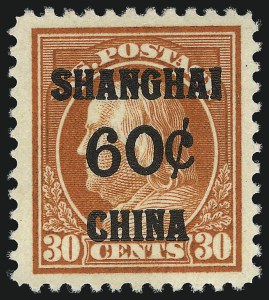 Sale 1094, Lot 134, Offices in China (Scott K1-K18)