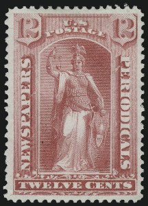 Sale 1094, Lot 208, Newspapers & Periodicals: 1875 Continental Special Printing (Scott PR33-PR48)