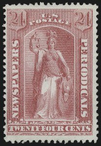 Sale 1094, Lot 209, Newspapers & Periodicals: 1875 Continental Special Printing (Scott PR33-PR48)