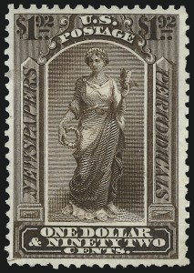 Sale 1094, Lot 221, Newspapers & Periodicals: 1875 Continental Special Printing (Scott PR33-PR48)
