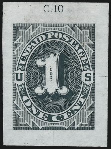 Sale 1094, Lot 31, Postage Due: Essays and Proofs