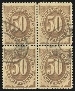 Sale 1094, Lot 37, Postage Due: 1879-91 Issues (Scott J1-J28)