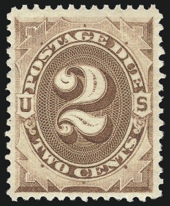 Sale 1094, Lot 38, Postage Due: 1879-91 Issues (Scott J1-J28)