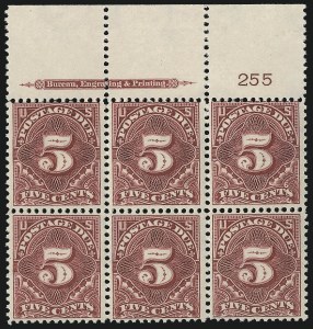Sale 1094, Lot 81, Postage Due: 1894-1912 Issues (Scott J29-J50)