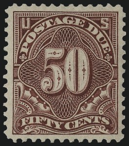 Sale 1094, Lot 87, Postage Due: 1894-1912 Issues (Scott J29-J50)