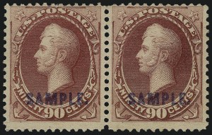 Sale 1096, Lot 382, 1881-88 American Bank Note Co. Issues (Scott 205-218)