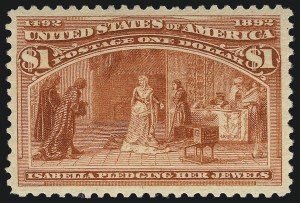 Sale Number 1096, Lot Number 421, 50c-$5.00 1893 Columbian Issue (Scott 240-245)
