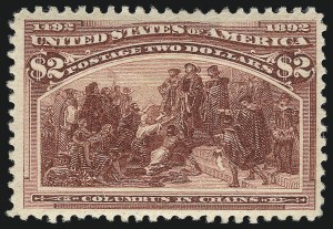 Sale 1096, Lot 424, 50c-$5.00 1893 Columbian Issue (Scott 240-245)