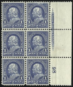 Sale 1096, Lot 439, 1894 Unwatermarked Bureau Issue (Scott 246-263)