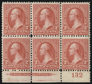 Sale 1096, Lot 443, 1894 Unwatermarked Bureau Issue (Scott 246-263)
