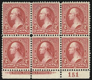 Sale 1096, Lot 446, 1894 Unwatermarked Bureau Issue (Scott 246-263)