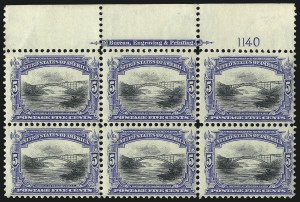 Sale 1096, Lot 525, 1901 Pan-American Issue (Scott 294-299)