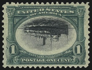 Sale Number 1096, Lot Number 530, 1901 Pan-American Issue Inverts (Scott 294a-296a)