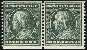 Sale 1096, Lot 585, 1908-10 Washington-Franklin Issues (Scott 331-356)