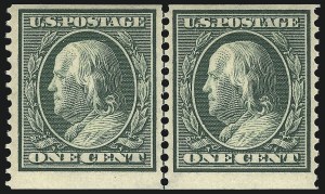 Sale 1096, Lot 629, 1910-11 Washington-Franklin Issue (Scott 374-396)
