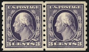 Sale 1096, Lot 638, 1910-11 Washington-Franklin Issue (Scott 374-396)