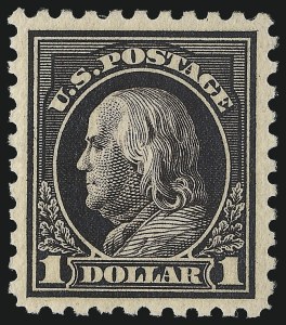 Sale 1096, Lot 704, 1913-15 Washington-Franklin Issues (Scott 424-461)