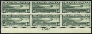 Sale 1096, Lot 823, Air Post, cont., Buffalo Balloon (Scott C4-C15, CL1)