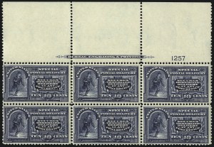 Sale 1096, Lot 832, Special Delivery (Scott E1-E10)