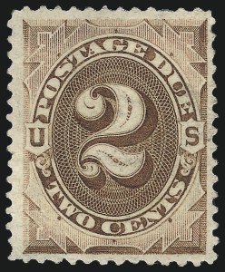 Sale 1096, Lot 841, Postage Due with 1879 American Bank Note Co. Special Printing (Scott J1-J14)