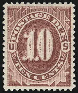 Sale 1096, Lot 852, Postage Due cont. (Scott J16-J104)
