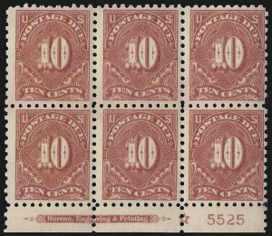 Sale 1096, Lot 864, Postage Due cont. (Scott J16-J104)