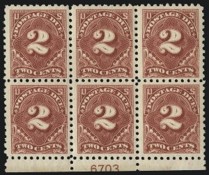 Sale 1096, Lot 868, Postage Due cont. (Scott J16-J104)
