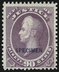 Sale 1096, Lot 905, Officials (Scott O1-O123)