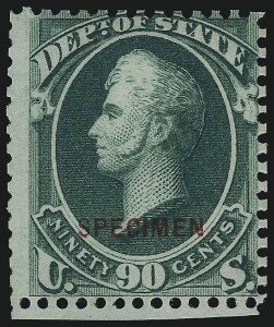 Sale 1096, Lot 907, Officials (Scott O1-O123)